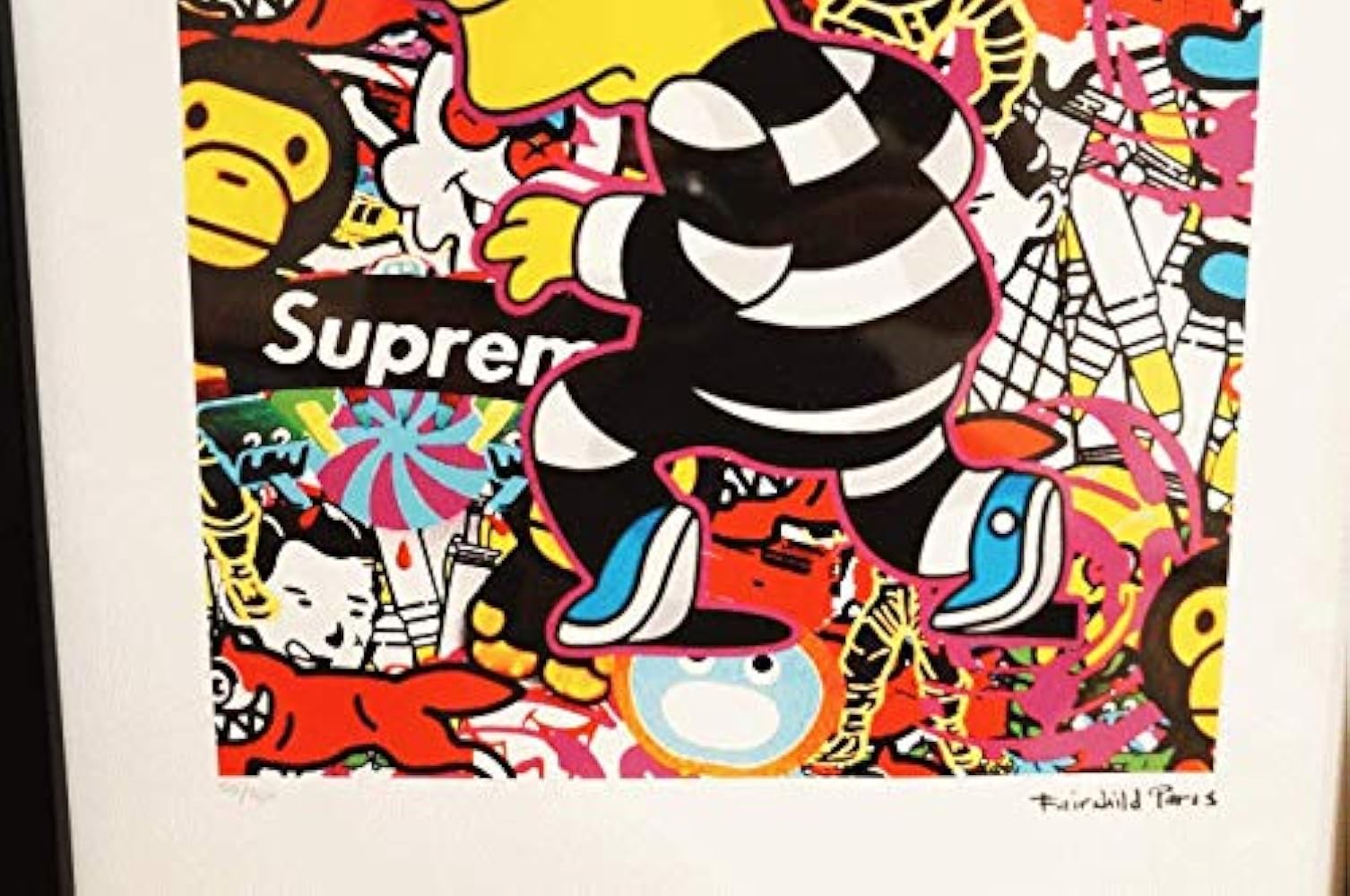 シュプリーム 絵画　アート Amazon.co.jp: [Fairchild Paris] SUPREME ART POSTER SUP26-12